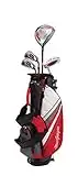 MACGREGOR DCT3000 Junior Ensemble de Clubs de Golf Garçon, Rouge/Blanc, 6-8 Ans