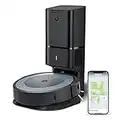 iRobot Roomba i3+552 Robot Aspirapolvere Connesso, Mappatura Intelligente, Due Spazzole in Gomma Multisuperficie, Wi-fi, Compatibile con Assistente Vocale, Tecnologia Imprint, 0.4 L, Grigio/Blu