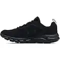 Under Armour mens Charged Assert 9 Running Shoe, Black (002 Black, 10.5 X-Wide US