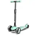 Sawyer Bikes - Patinete Ajustable Ruedas LED - Niños 2 a 8 Años (Mint)