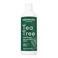 HerbOrganic Tea Tree Body Wash - 400ml - Anti-Bacterial and Anti-Fungal Body Wash - Vegan, Odor and Foot Cleansing Shower Gel