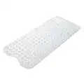 AmazerBath Bath Tub Mat, 39 x 16 Inches Non-Slip Shower Mats with Suction Cups and Drain Holes, Bathtub Mats Bathroom Mats Machine Washable, Clear