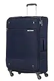 Samsonite Base Boost - Spinner L Expandable Suitcase, 78 cm, 105/112.5 Litre, Blue (Navy Blue)