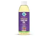 Us+ 10oz 100% Pure Castor Oil - Cold-pressed, Unrefined, Hexane-free - USP Grade - Premium Quality for Healthy Skin & Hair