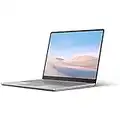 Microsoft Surface Laptop Go 12.4" Touchscreen Laptop PC, Intel Quad-Core i5-1035G1, 4GB RAM, 64GB eMMC, Webcam, Win 10, Bluetooth, Online Class Ready - Platinum