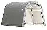 ShelterLogic Replacement Cover Kit Only No Frame-10x10x8 Round Gray 90538 (7.5oz Gray)