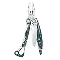 LEATHERMAN, Skeletool Lightweight Multitool with Combo Knife and Bottle Opener, Blue