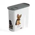 CURVER Verseuse Love Pet Dry Food Container Contenedor de Alimentos para Mascotas, Perro 2L, 2 L