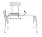 Ergo 78668 Banc de transfert et chaise de douche pivotant et coulissant Siège ergonomique sans outils