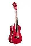 Kala Sparkle Series, Mahogany Concert Ukulele in Ritzy Red, KA-SPRK-RED