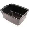 Addis Plastic Butler Large Rectangular Bowl, Soft Black, 12.5 Litre ,505607