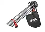 Skil 0796AA - Soplador, aspirador y triturador de hojas con rueda pivotante y variador de velocidad (3000 W, bolsa de recogida, Easy Storage)