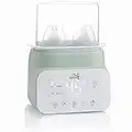 Baby Bottle Warmer, 7-in-1 Bottle Warmer and Food Heater with Timer and LCD Display, Precise Temperature Control, Fast Milk Warmer for Baby Milk and Formula