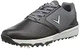 Callaway Men's Chev Golf Shoe, Black Grey, 9 UK