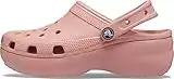 Crocs Classic Platform Clog W, Zoccoli Donna, Pale Blush, 39/40 EU