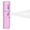 IXROAD Nano Face Steamer Cool Mist Humidifier Facial Spray for Skin Care, Facial SPA, Eyelash Extensions (Pink)