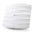 TP-Link Omada EAP225 Point d'accès WiFi 5 AC1350 planfonier, 2 ports Ethernet Gigabit support PoE+, Itinérance transparente, Omada Mesh