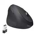 Perixx PERIMICE-719, Souris Ergonomique Verticale sans Fil pour Gauchers - Petite Taille 105x67x58 mm