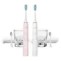 Philips Sonicare DiamondClean Connected Rechargeable Battery Powered Toothbrush 2-Pack Pink/White