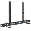 Mounting Dream Universal Sound bar Wall Mount, Soundbar Mounting Bracket Fits Most Samsung, Sonos, Bose, Vizio, Yamaha Soundbar with Holes/Without Holes, up to 20 lbs, Safe and Easy to Install MD5425