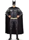 Funidelia | Disfraz de Batman para hombre Caballero Oscuro, Superhéroes, DC Comics - Disfraz para adultos y divertidos accesorios para Fiestas, Carnaval y Halloween - Talla 3XL - Negro