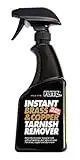 Flitz Brass and Copper Tarnish Remover, Powerful Organic Formula That Safely Removes Rust, Stains and Oxidation and Cleans Brick, Glass, Aluminum and More, Made in the USA, 16 oz Spray