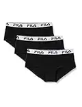 Fila Women's FI/2BCX3 Underwear, Black, L