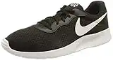 Nike Femme WMNS Tanjun Chaussures, Black/White-Barely Volt-Black, 36 EU