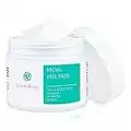 Glycolic Acid Pads 35% AHA Facial Resurfacing Pads with Vitamins B5, C & E, Green Tea, Exfoliating Face Wipes Peel Pads for Dark Spots Acne Fine Lines & Wrinkles, Exfoliant Pads for Face, 50 Pads