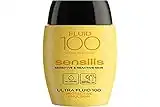 Sensilis Sun Secret - Protector Solar Facial Ultra Fluido 100, para Pieles Sensibles e Intolerantes al Sol - 40 ml