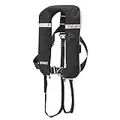 DECKBRAVE Automatik Aufblasbare Rettungsweste 150N mit Harness und Crotch Strap Schwarz