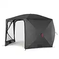 qeedo Quick Hub Hex Pop Up Pavillon faltbar (3,66 x 2,18m) Pavillon Camping, Event Shelter & Vorzelt