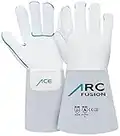 ACE Guanti lavoro professionali ARC Fusion per saldatura - EN407/EN12477 protezione termica - kevlar, resistenti al calore, adatti per saldatori a temperatura alta, saldare con elettrodo e saldatrice