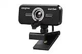 Creative Live! Cam Sync 1080p V2 Webcam USB grand angle avec fonction muet automatique et réduction du bruit pour les appels vidéo, double microphone intégré pour zoom, Skype