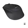 Logitech M280 Souris Sans Fil, avec Récepteur USB Nano 2.4 GHz, Résolution Capteur Optique 1000 PPP, 3 Boutons, Pile 18 Mois, Compatible PC, Mac, Ordinateur Portable, Chromebook - Noir