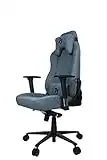 Arozzi Vernazza Premium Upholstery Soft Fabric Ergonomic Computer Gaming/Office Chair with High Backrest Recliner Swivel Tilt Rocker Adjustable Height Lumbar & Neck Support - Blue