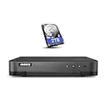 ANNKE 16CH 1080P Lite Hybrid 5-in-1(TVI/AHD/CVI/CVBS/IPC) CCTV AI DVR, Human/Vehicle Detection, H.265+ Security 16 Channel Surveillance Digital Video Recorder with 2TB Hard Drive, Easy Remote Access