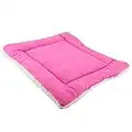 YiLianDaD Caliente Estera de Cojín para Mascotas Colchoneta Gato Almohadilla Suave Camas Dormir Fleece Peluche Acogedor Colchon Perros Gatos Rosado