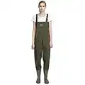 ENJOHOS Fishing Waders, 100% Waterproof Chest Waders with Boots for Men and Women (EU 43 UK8)