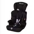 Bebeconfort Ever Safe Plus Silla Coche Grupo 1 2 3, Crece con el Niño 9 meses - 12 años (9-36 kg), Con Cojín Reductor Extraíble, color Full Black (negro)