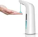 Automatic Soap Dispenser Touchless Sensor Hands Free Soap Dispenser Battery Operated Soap Dispenser 400ml Pump Electronic Drippy Liquid Soap Dispensers for Kitchen Bathroom