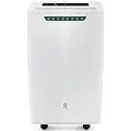 Avalla X-200 Deshumidificador Inteligente 20L/día Bajo Consumo, Silencioso con Temporizador, para Hogar y Oficina - Gas R290, Modo Secadora, Cobertura 195m³/h, Ajuste Humedad con Depósito 5,5L