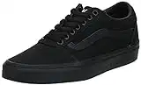 Vans Herren Ward Sneaker, Schwarz Canvas Black, 42 EU