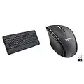 Logitech Signature K650, Tastiera Poggiapolsi Wireless Full-size con Bluetooth BLE o Ricevitore USB & M705 Marathon Mouse Wireless, Ricevitore USB Unifying 2,4 GHz, 1000 DPI