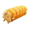 Toast Plüschtier, Toastbrotkissen Simulation Toastbrot Form Kissen Gefüllte Puppe niedliche Toast geschnittenes Home Bed Room Decor Weich Essen Kissen Brotkissen Puppe Spielzeug Geschenk, 40CM