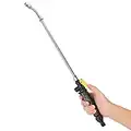 Garden Watering Wand, Sprayer Wand G3/4 inch Stainless Steel Spray Nozzle Garden Hose Sprayer Wand Replacement for Lawn Gutter Car Flower