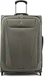 Travelpro Maxlite 5 Softside Lightweight Expandable Upright Luggage, Slate Green, Checked-Medium 26-Inc,Two Wheel