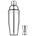 Vegena Cocktailshaker Set, Premium Bar Cocktailset Kit mit Messbecher, 750ML Professioneller Edelstahl Cocktail Shaker Martinishaker Schüttelbecher + Mixer mit Sieb