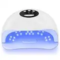 TENSWALLXCJC UV Nail Dryer Lamp - Professional Fast Gel Machine Polish Shellac Light Curing Carry Convenient (24 Wattage), White