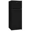 Russell Hobbs RH144TMFF54B Freestanding Fridge Freezer (Top Mounted), 54cm Wide 145cm High, 171L Fridge Capacity, 42L Freezer Capacity, Energy Efficient (F) Black